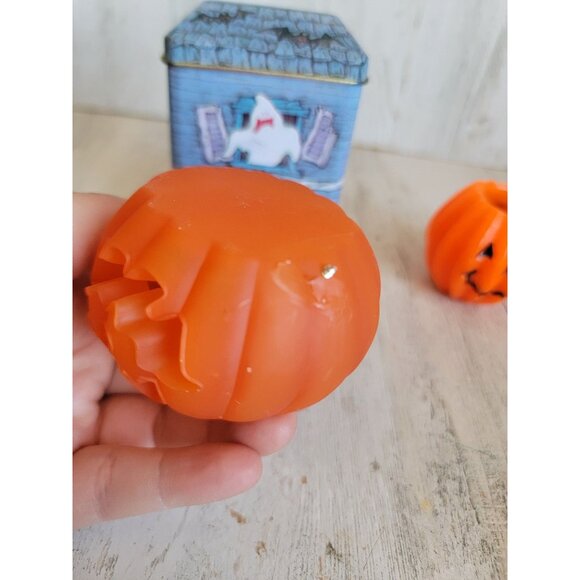 Vintage Halloween Mini candle haunted house pumpkin set - Picture 9 of 12